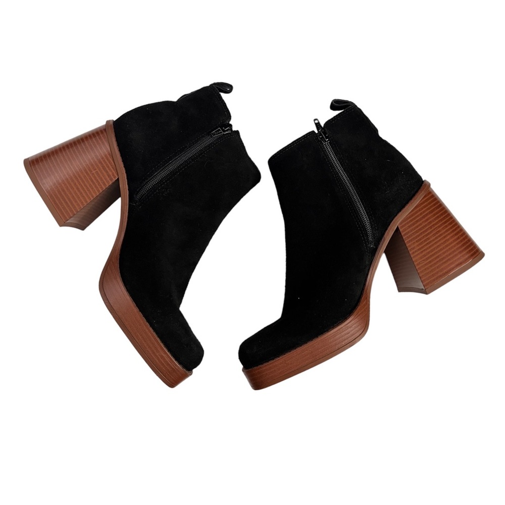 Copper Key NWT Square Toe Suede Boots - Picture 2 of 6